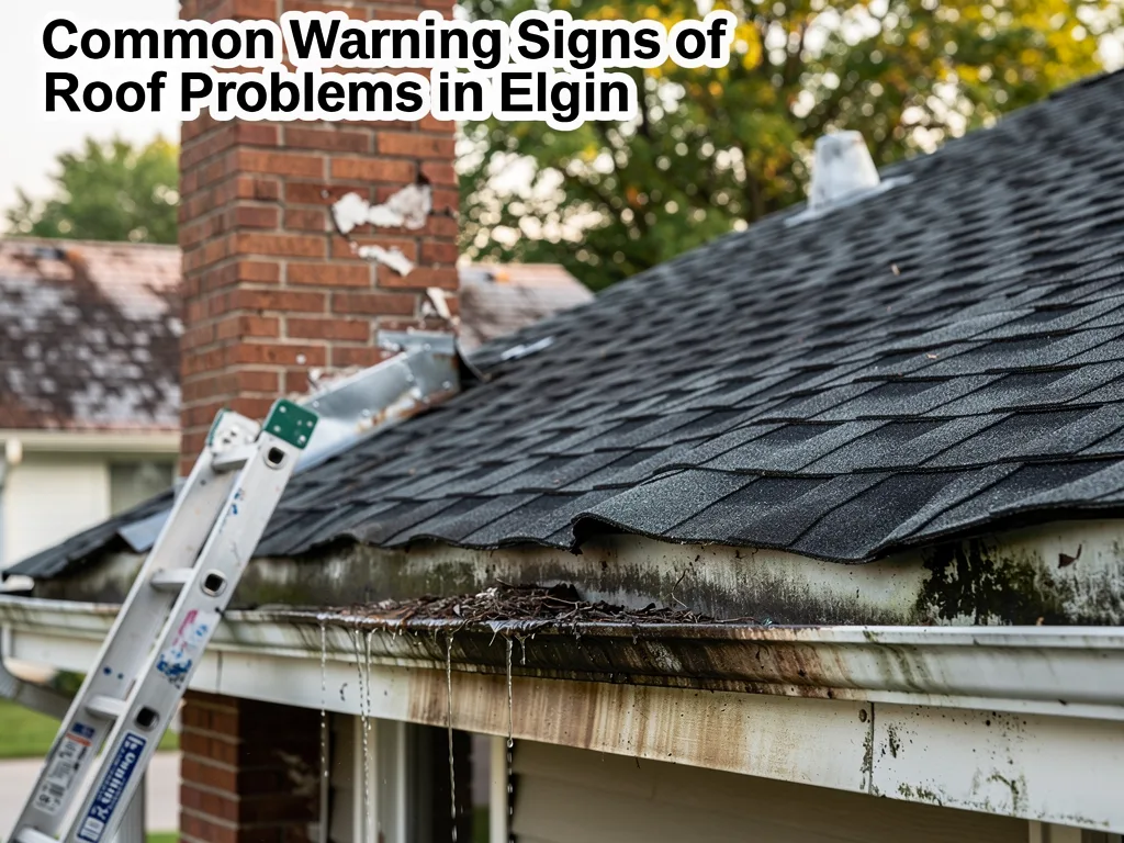 Common Warning Signs of Roof Problems in Elgin